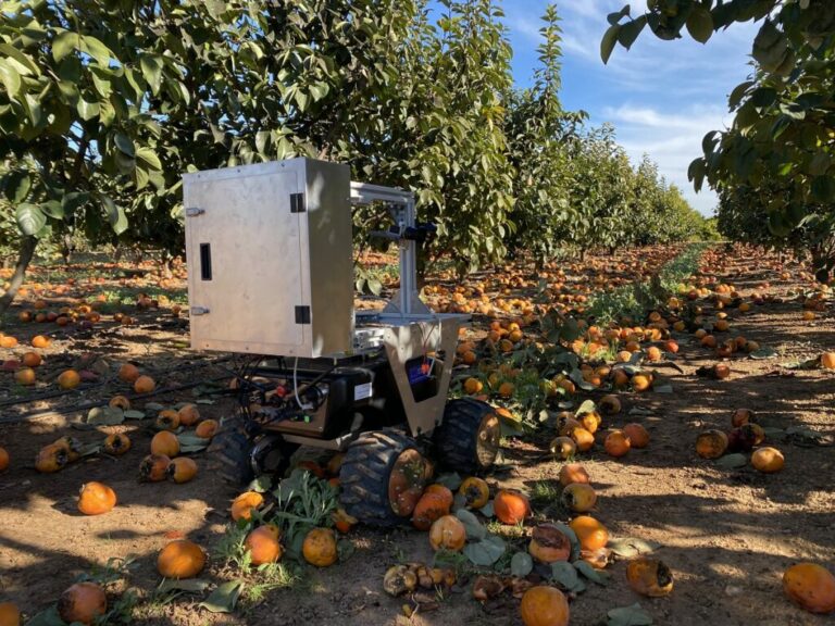 Desarrollan un robot móvil para recolectar y dar un segundo uso a la fruta caída al suelo