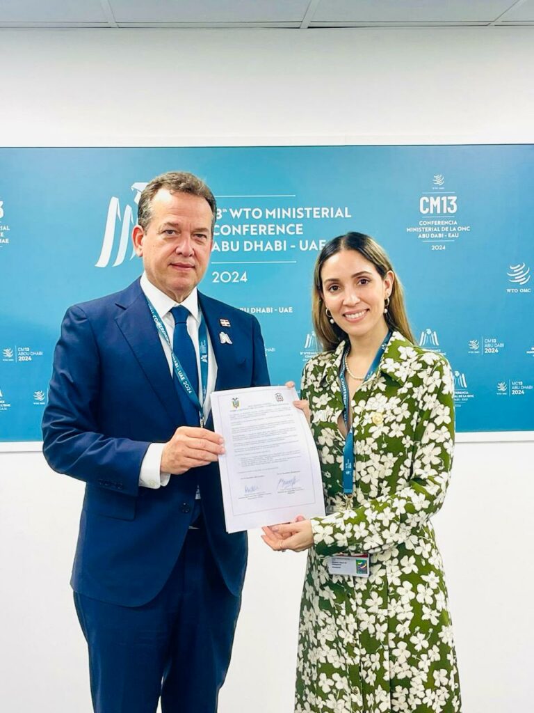 Ecuador y República Dominicana firmaron una declaración conjunta para iniciar negociaciones
