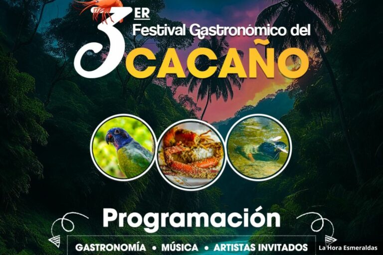 Festival gastronómico del Camarón de Río en La Lora parroquia Daule
