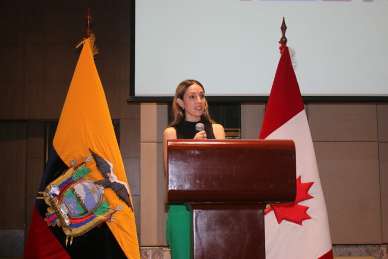 Ministra García destaca beneficios del Acuerdo Comercial entre Ecuador y Canadá en conferencia en Guayaquil