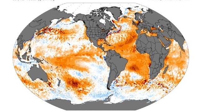 INTERNACIONAL: Océanos de la Tierra continúan corriente de récords de calor