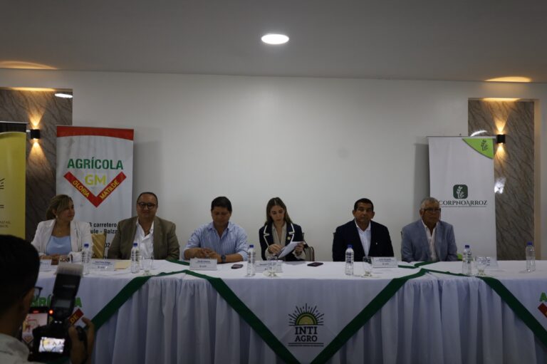 Este viernes se realizó el  lanzamiento del Clúster Arrocero en Daule