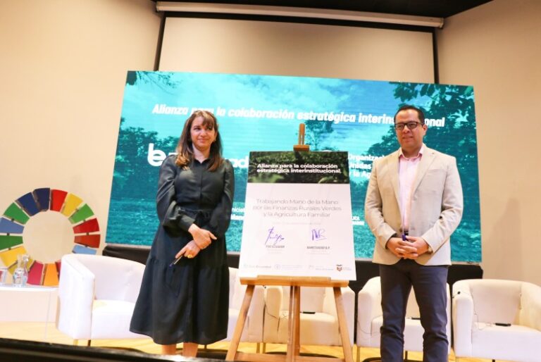 BanEcuador y FAO unen fuerzas para impulsar finanzas rurales sostenibles en Ecuador