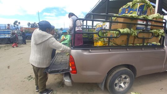 ECUADOR: Agricultores de Ambato prefieren botar sus productos a la basura por falta de compradores