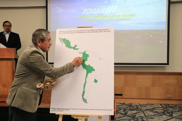 Ecuador lanza Mesa Técnica Agroclimática para enfrentar riesgos en el agro