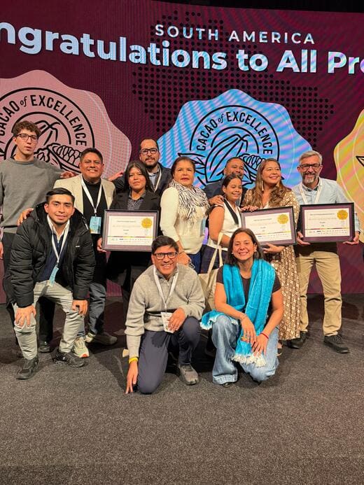 Ecuador logra triple oro en Cacao of Excellence 2025